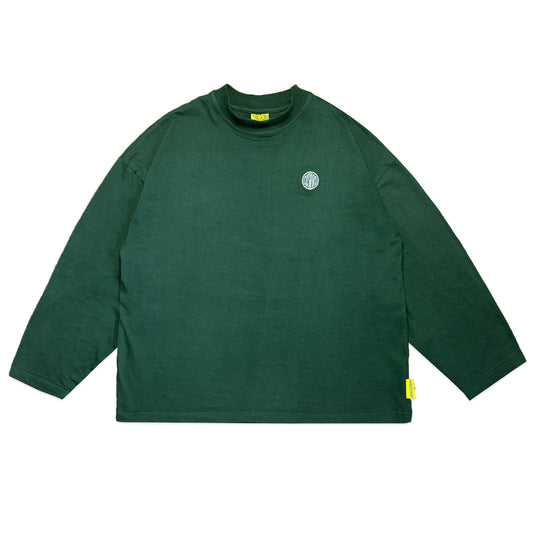 Lightweight Acid House Long Sleeve T-Shirt | Forest Green