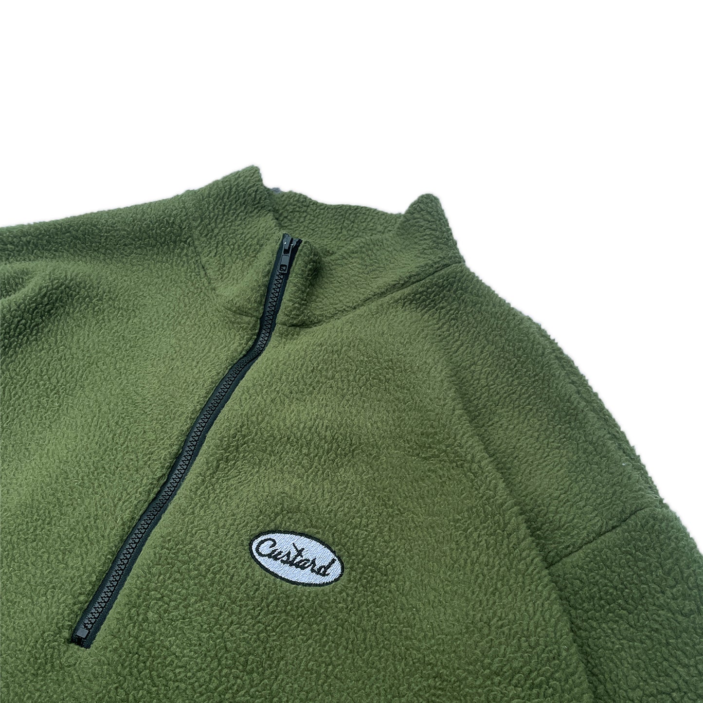Custard Reclaimed 1/4 Zip Fleece | Size Medium