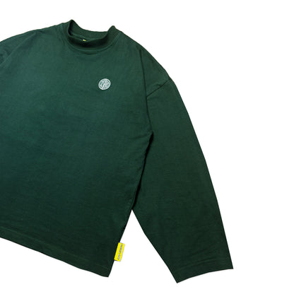 Lightweight Acid House Long Sleeve T-Shirt | Forest Green