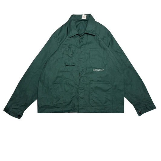 Custard Reclaimed Dark Green Chore Jacket | Size Medium