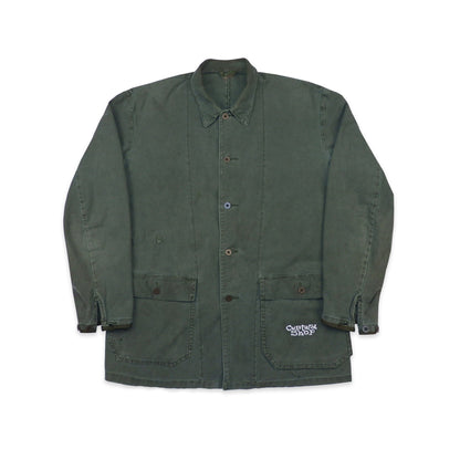 Custard Reclaimed Dark Green Chore Jacket | Size Large