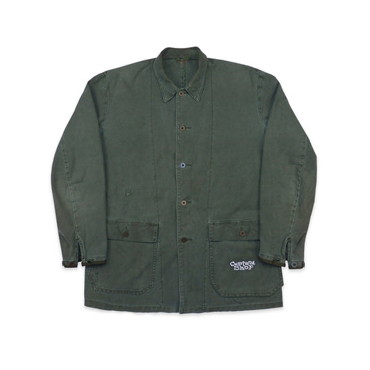 Custard Reclaimed Dark Green Chore Jacket | Size Large