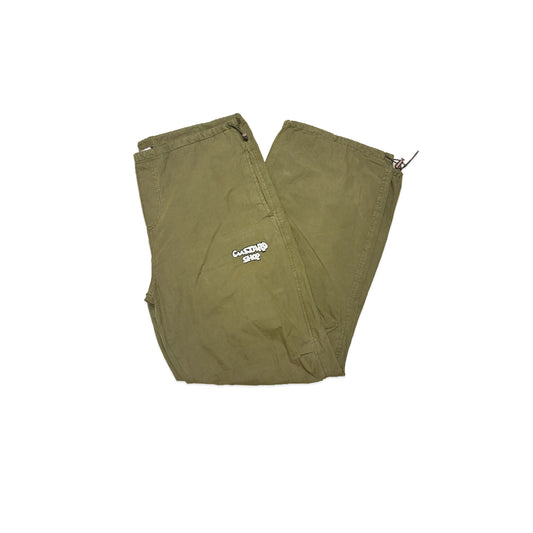Custard Reclaimed Parachute Trouser | Size 34"