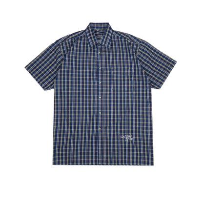 Custard Reclaimed Check Shirt | Size Medium