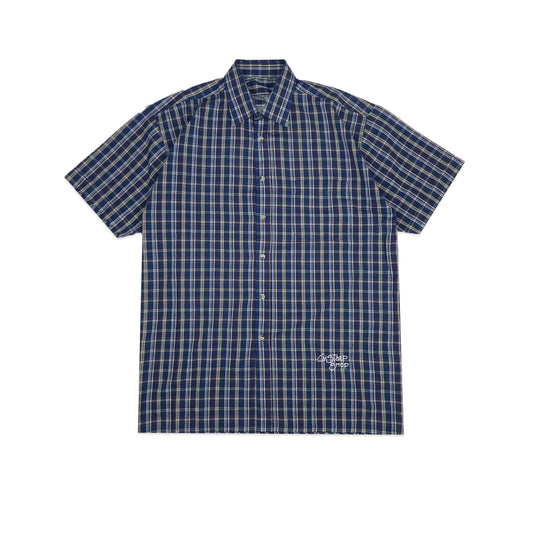 Custard Reclaimed Check Shirt | Size Medium