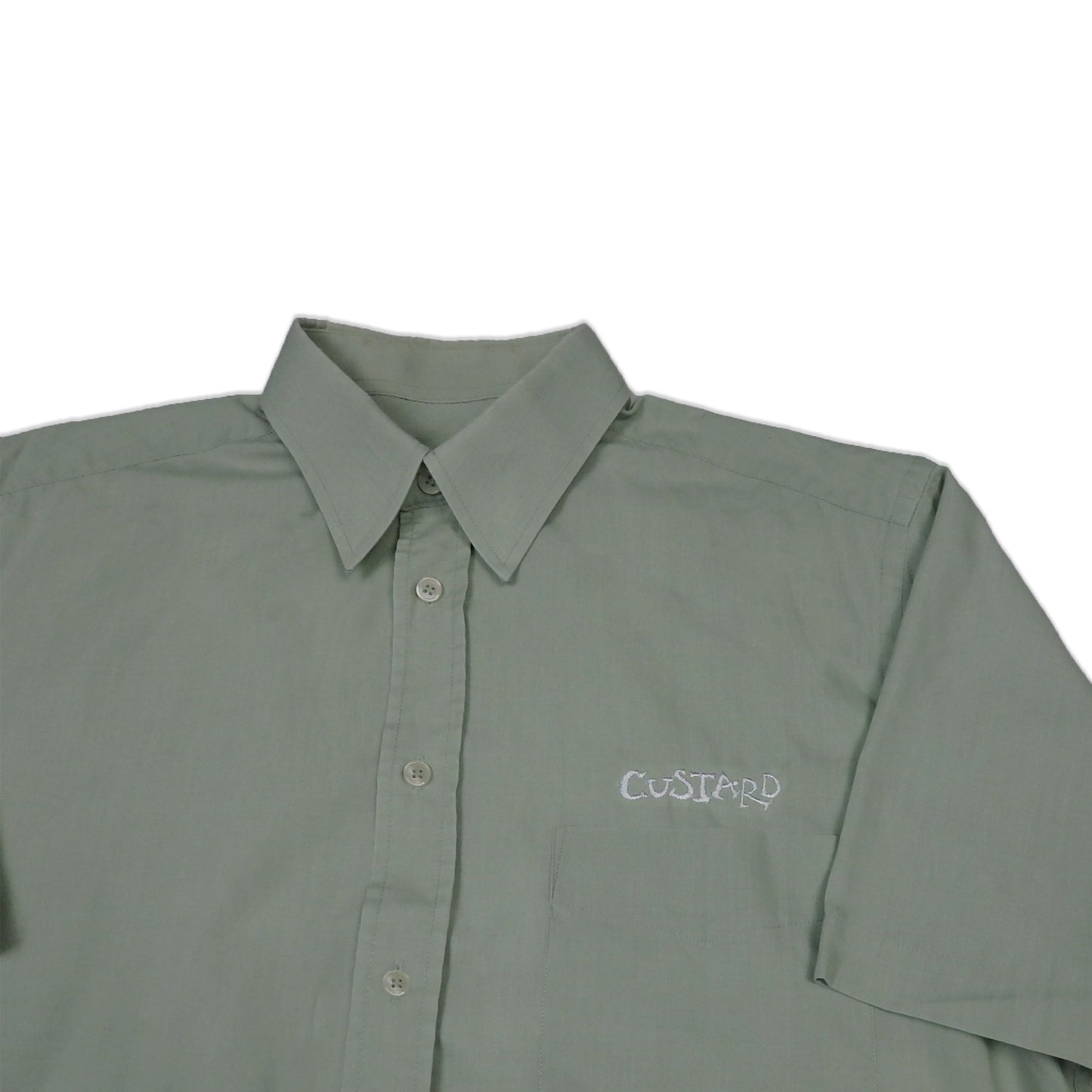 Custard Reclaimed Teal Shirt | Size Medium
