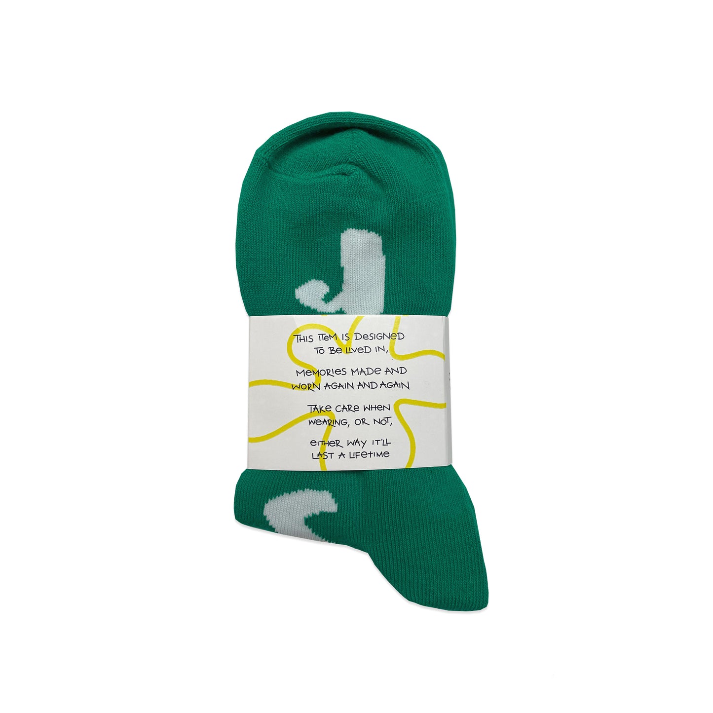 Spell-out Socks | Green