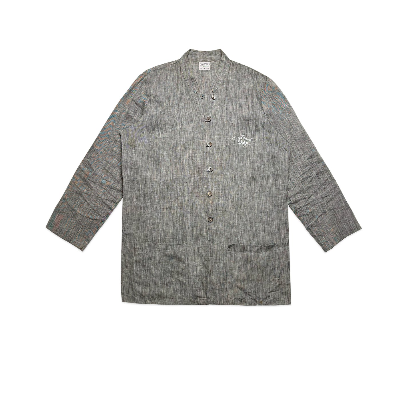 Custard Reclaimed Button Shirt | Size Small