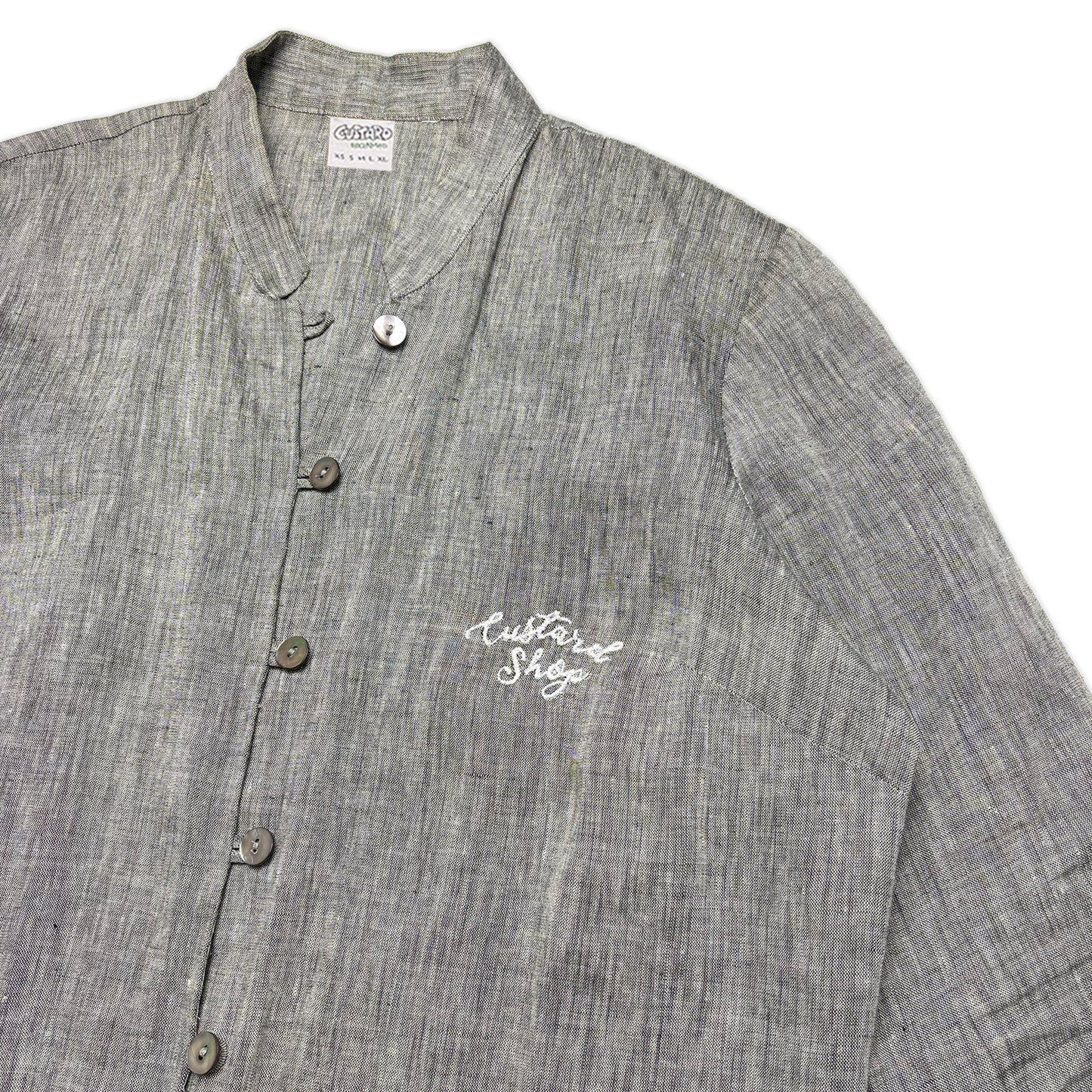 Custard Reclaimed Button Shirt | Size Small