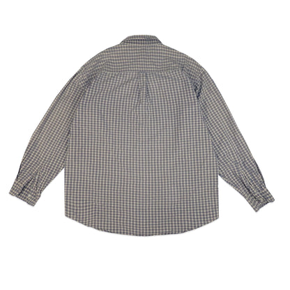 Custard Reclaimed Check Shirt | Size Large