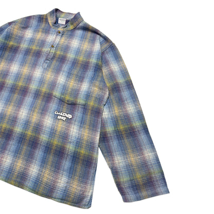 Custard Reclaimed Button Shirt | Size Large