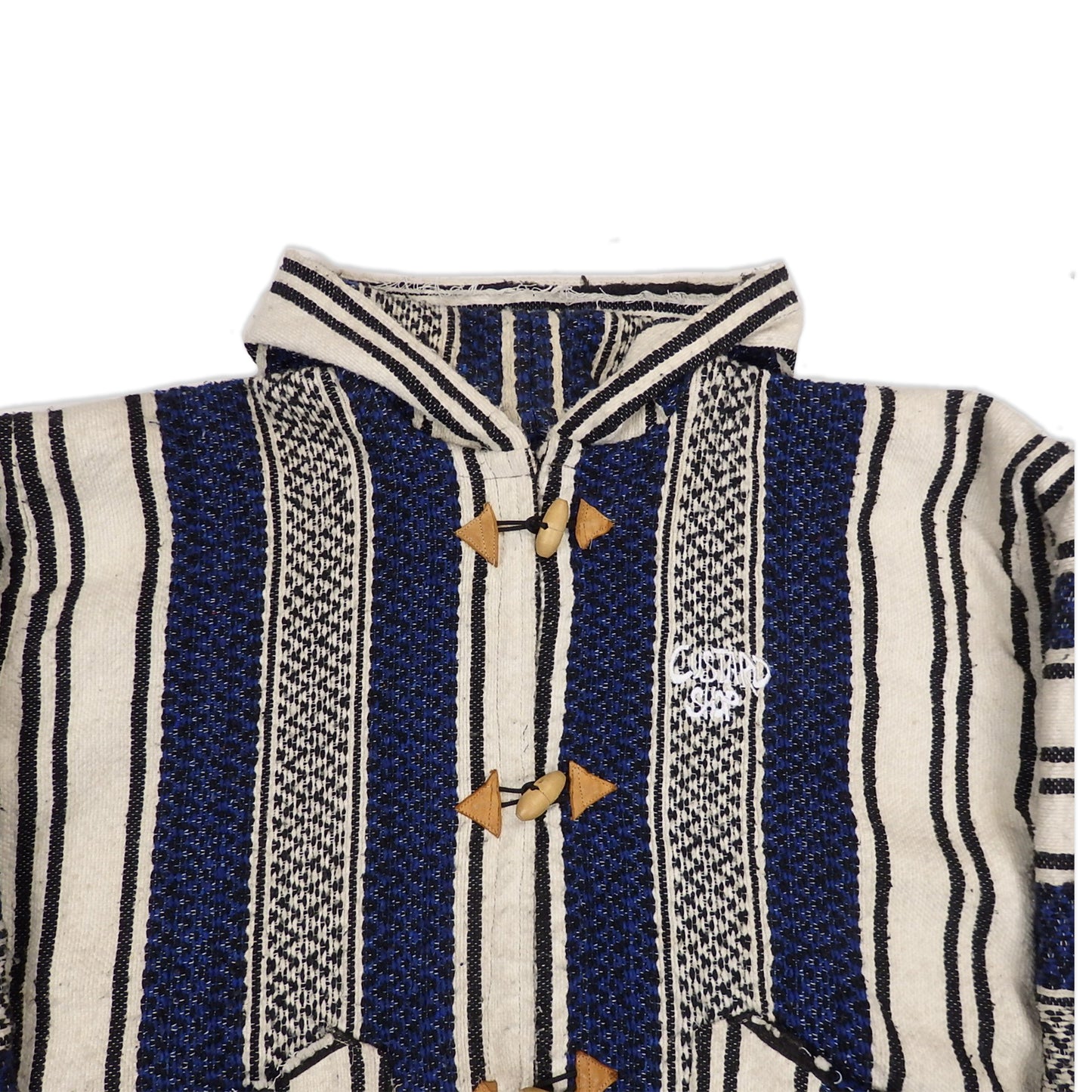 Custard Reclaimed Stripe Hippie Jacket | Size Large