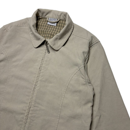 Custard Reclaimed Zip-up Jacket with Hidden Pockets | Size Medium