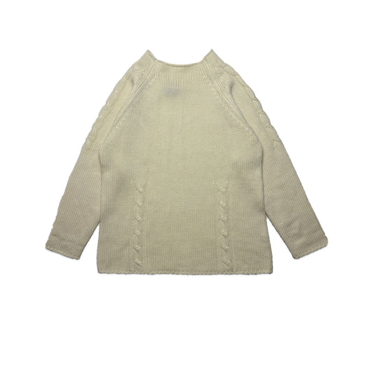 Custard Reclaimed Knit Jumper | Size Medium