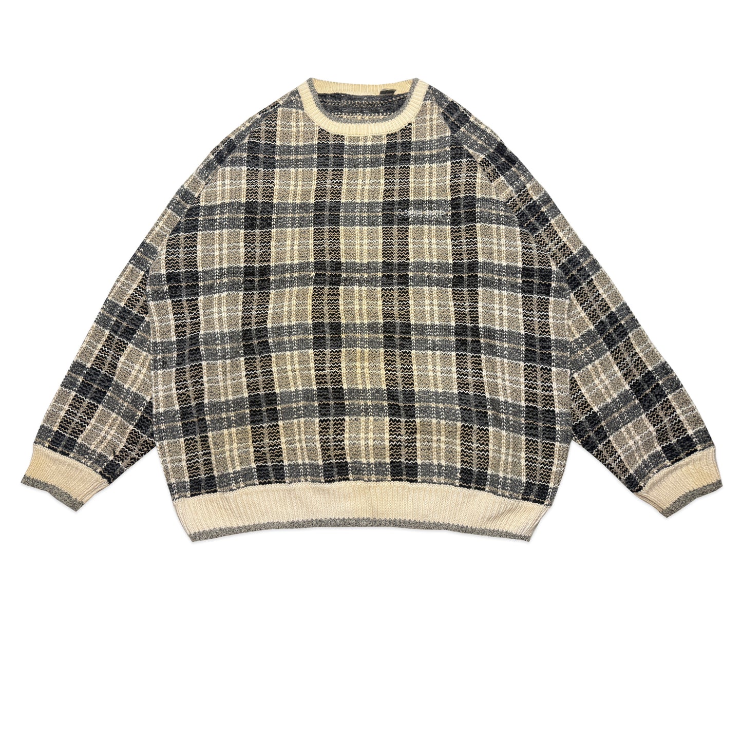 Custard Reclaimed Pattern Jumper | Size X-Large