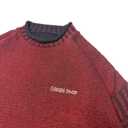 Custard Reclaimed Irish Knit Jumper| Size Large