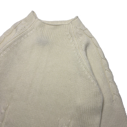 Custard Reclaimed Knit Jumper | Size Medium