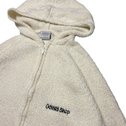 Custard Reclaimed Knit Hoodie | Size Medium