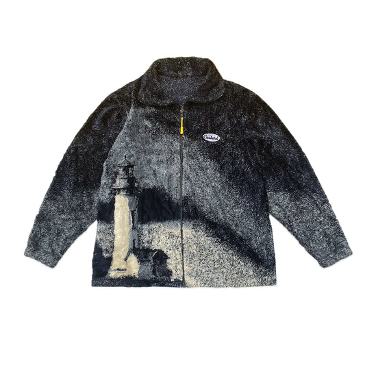 Custard Reclaimed Zip Fleece | Size Medium
