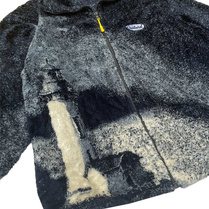 Custard Reclaimed Zip Fleece | Size Medium