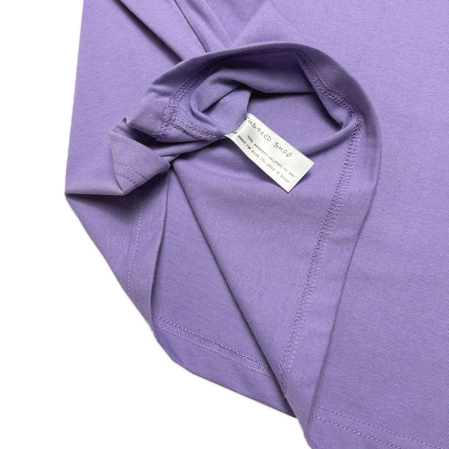 Lightweight Boxy Acid House T-Shirt | Lilac