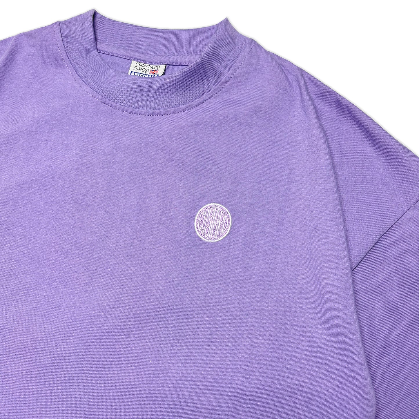 Lightweight Boxy Acid House T-Shirt | Lilac