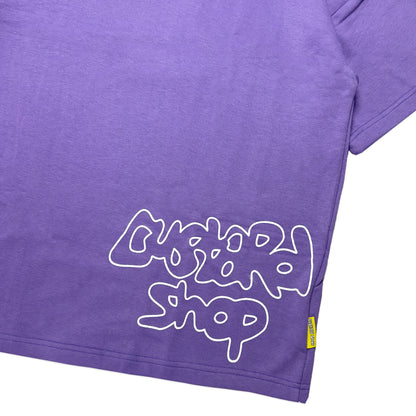 Heavyweight Liquid Print T-Shirt | Lilac
