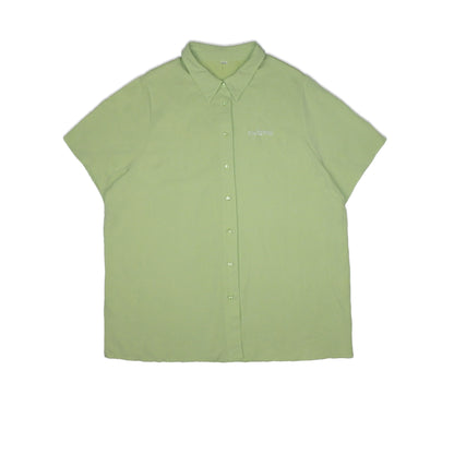 Custard Reclaimed Light Green Box-Fit Shirt | Size XL