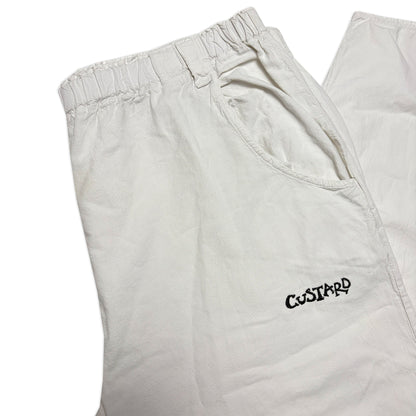 Custard Reclaimed White Linen Trouser | Size 34"