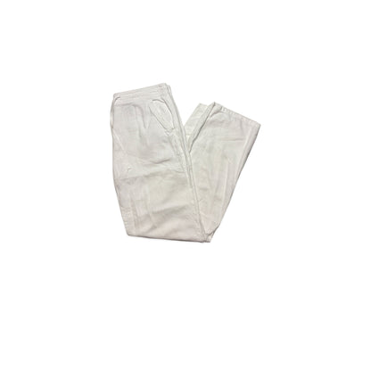 Custard Reclaimed Linen Trouser | Size 32"