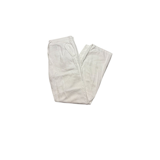 Custard Reclaimed Linen Trouser | Size 32"