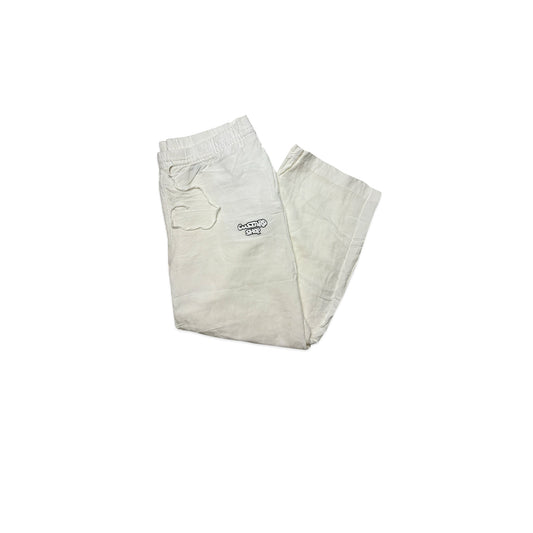Custard Reclaimed Linen Trouser | Size 36"