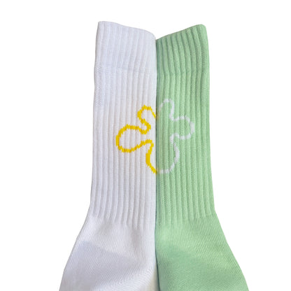 Splodge Socks | White