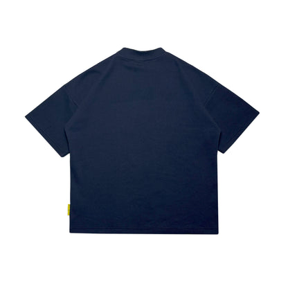 Waffle Acid House T-Shirt | Navy