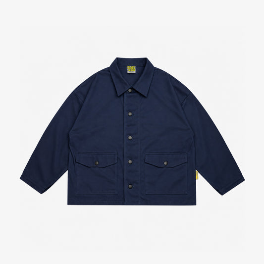 Portobello II Boxy Chore Jacket | Navy