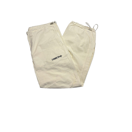 Custard Reclaimed Parachute Pant | Size Medium