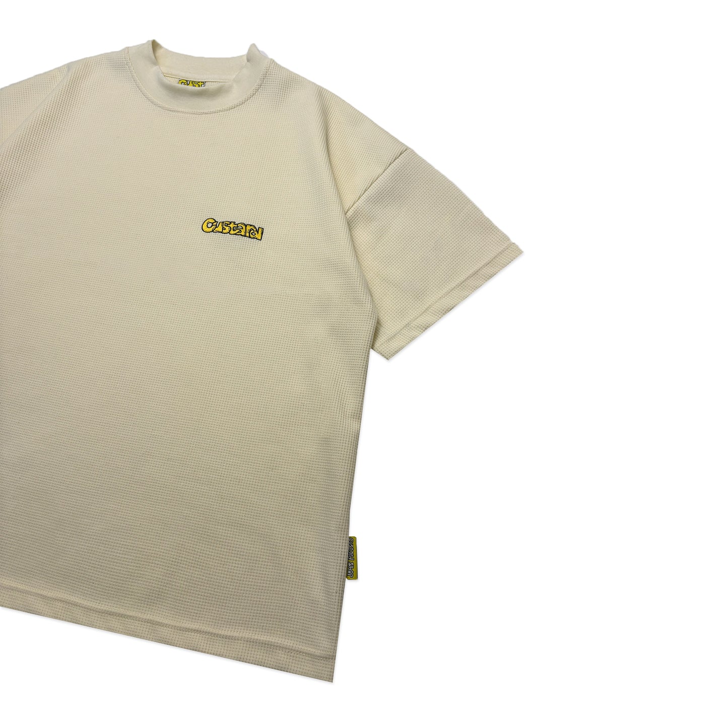 Waffle Embroidered T-Shirt | Off-White