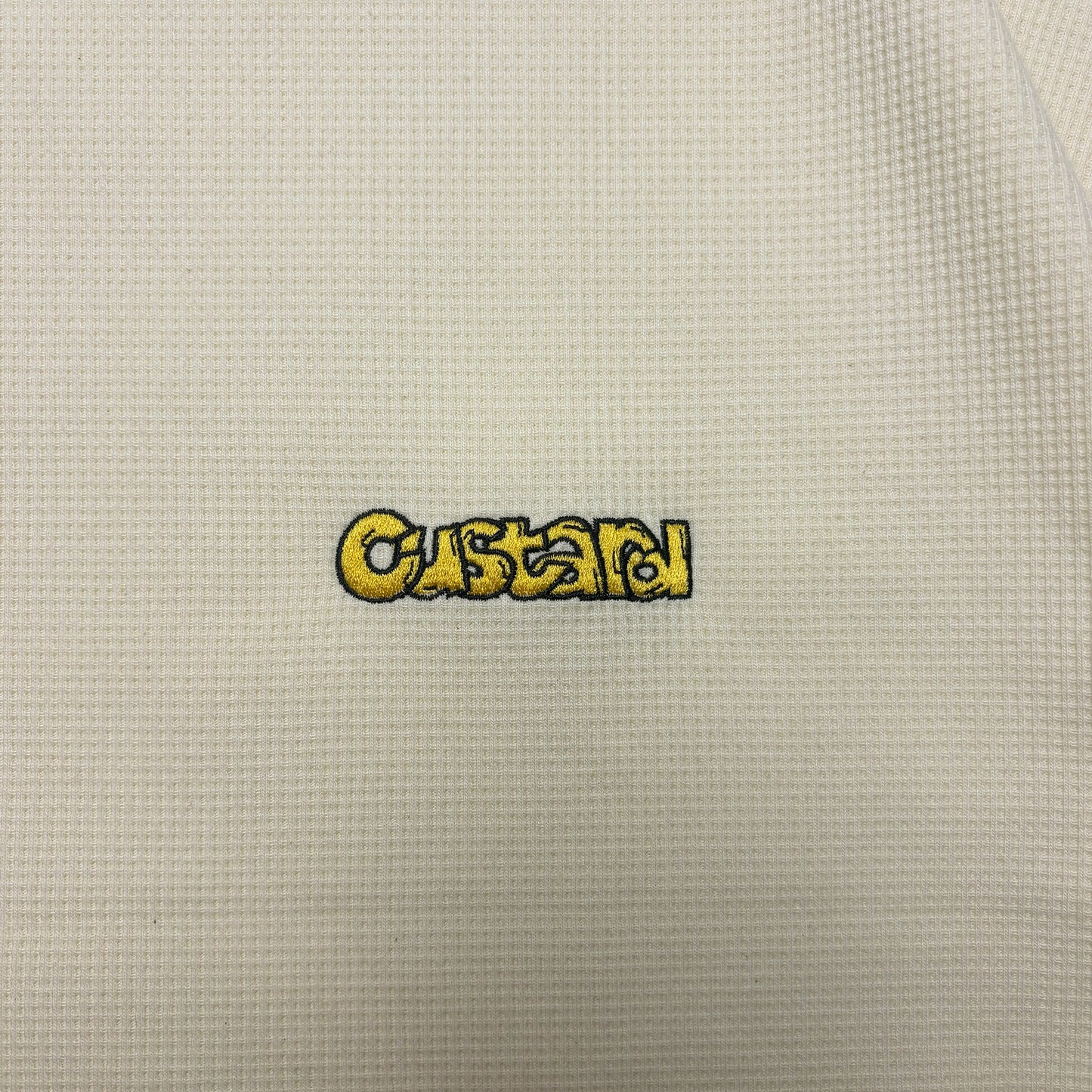 Waffle Embroidered T-Shirt | Off-White