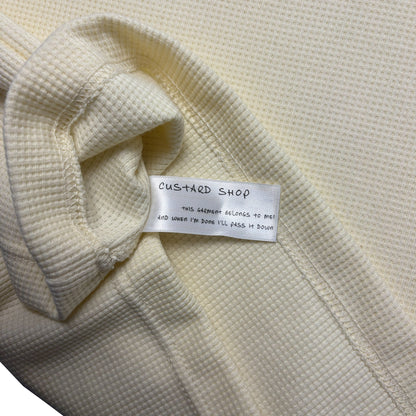 Waffle Embroidered T-Shirt | Off-White