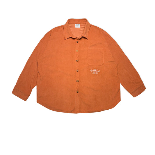 Custard Reclaimed Corduroy Button Shirt | Size Large
