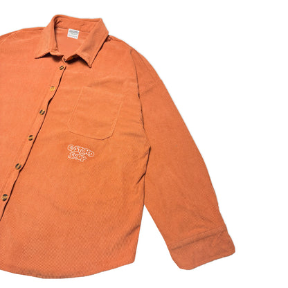 Custard Reclaimed Corduroy Button Shirt | Size Large