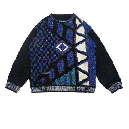 Custard Reclaimed Pattern Jumper | Size Large