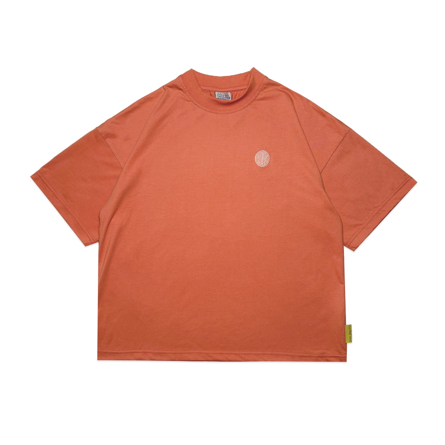Lightweight Boxy Acid House T-Shirt | Peach