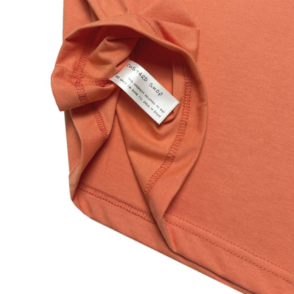 Lightweight Boxy Acid House T-Shirt | Peach