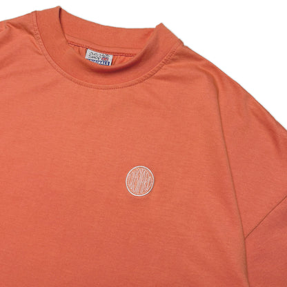 Lightweight Boxy Acid House T-Shirt | Peach
