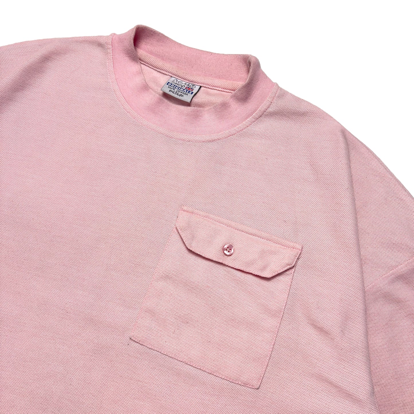 Cig Pocket Pique T-Shirt | Pink