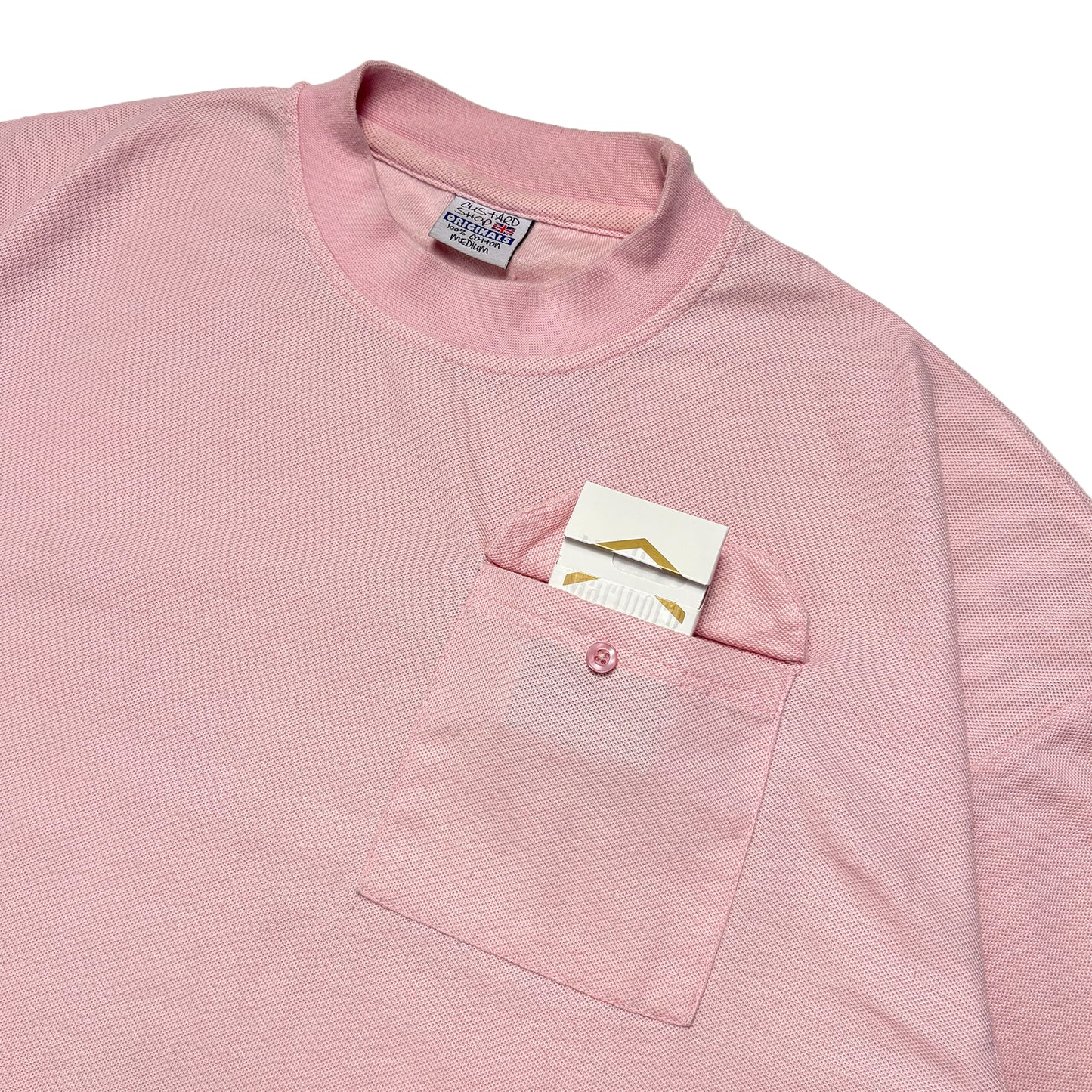 Cig Pocket Pique T-Shirt | Pink