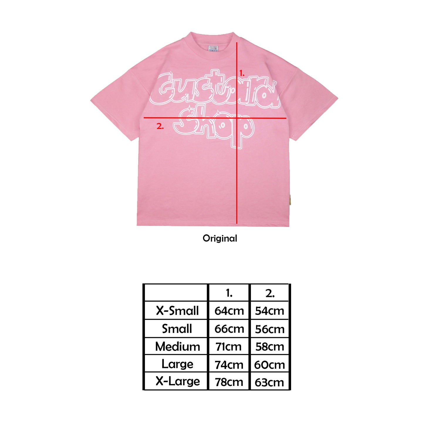 Heavyweight Graffiti Print T-Shirt | Pastel Pink
