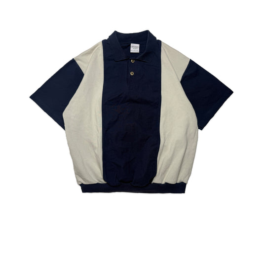 Custard Reclaimed Stripe Polo | Size Medium