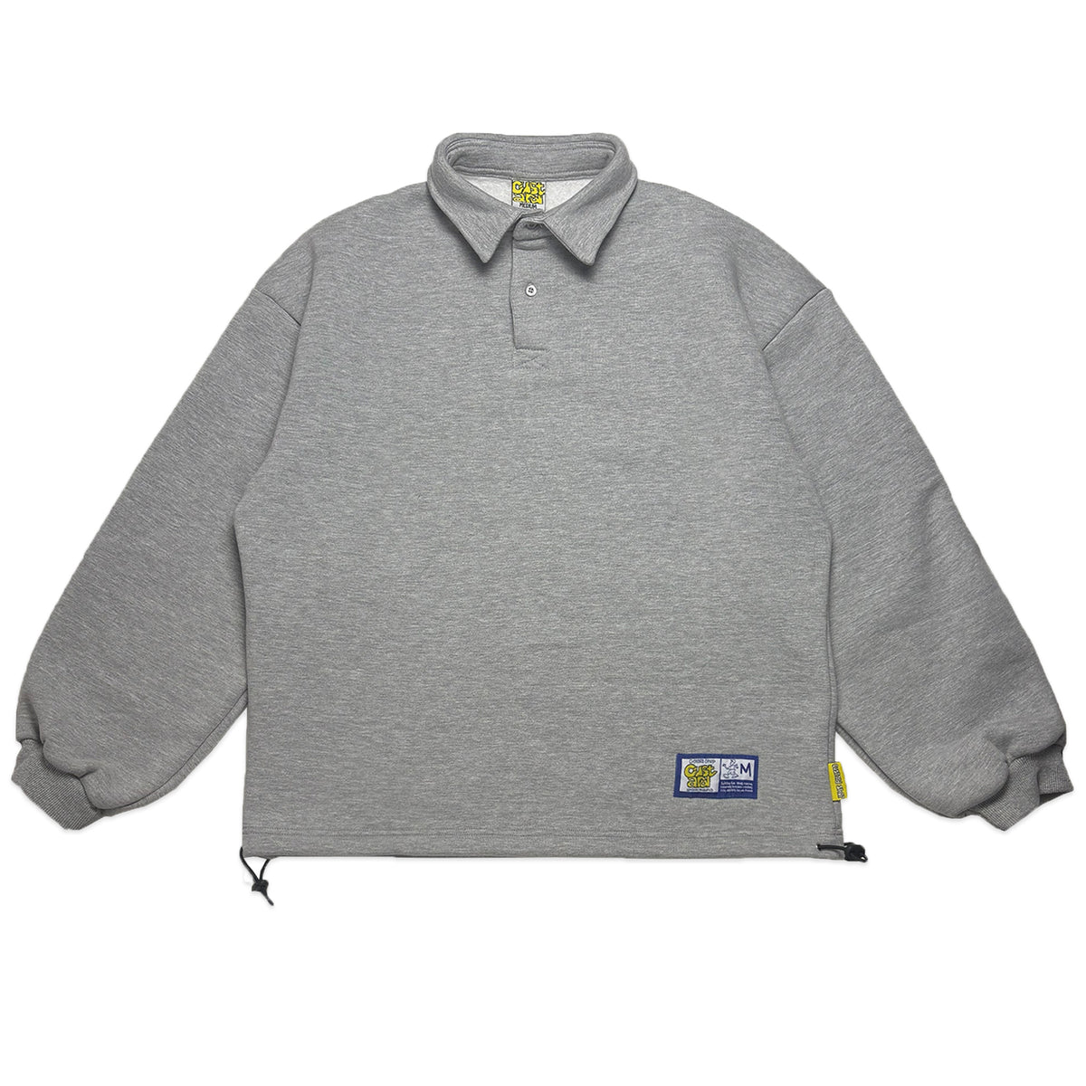 Stockport Sweat Polo | Heather Grey